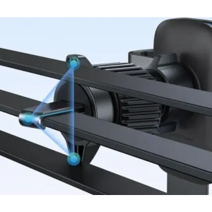 Uchwyt samochodowy do kratki Baseus Metal Age 3 grawitacyjny czarny