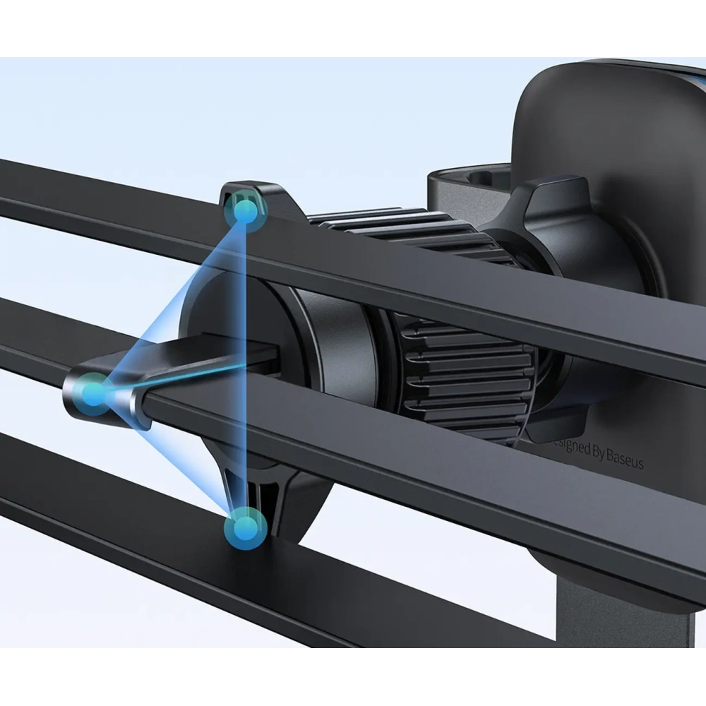 Uchwyt samochodowy do kratki Baseus Metal Age 3 grawitacyjny czarny