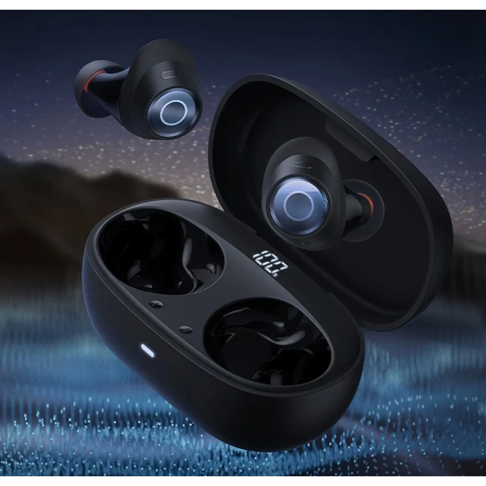 Bezprzewodowe słuchawki dokanałowe Baseus Bowie MA20 Pro TWS ANC IPX6 czarne