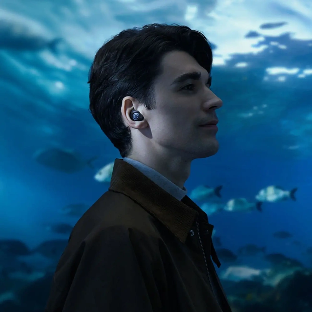 Bezprzewodowe słuchawki dokanałowe Baseus Bowie MA20 Pro TWS ANC IPX6 czarne