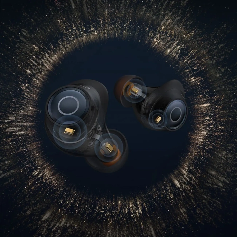 Bezprzewodowe słuchawki dokanałowe Baseus Bowie MA20 Pro TWS ANC IPX6 czarne