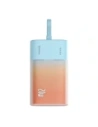 Powerbank Baseus Popsicle 5200mAh 20W z wbudowanym kablem Lightning + kabel Baseus Simple USB-C / USB-C 60W/20V/3A/30cm niebiesko-pomarańczowy