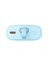 Powerbank Baseus Popsicle 5200mAh 20W z wbudowanym kablem Lightning + kabel Baseus Simple USB-C / USB-C 60W/20V/3A/30cm niebiesko-pomarańczowy