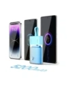 Powerbank Baseus Popsicle 5200mAh 20W z wbudowanym kablem Lightning + kabel Baseus Simple USB-C / USB-C 60W/20V/3A/30cm niebiesko-pomarańczowy