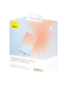 Powerbank Baseus Popsicle 5200mAh 20W z wbudowanym kablem Lightning + kabel Baseus Simple USB-C / USB-C 60W/20V/3A/30cm niebiesko-pomarańczowy