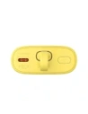 Powerbank Baseus Popsicle 5200mAh 20W z wbudowanym kablem Lightning + kabel Baseus Simple USB-C / USB-C 60W/20V/3A/30cm zółto-różowy