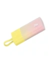Powerbank Baseus Popsicle 5200mAh 20W z wbudowanym kablem Lightning + kabel Baseus Simple USB-C / USB-C 60W/20V/3A/30cm zółto-różowy