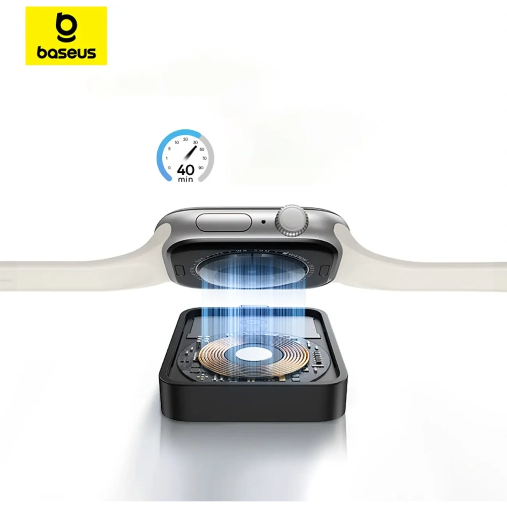 Ładowarka indukcyjna Baseus MagPro 2.5W magnetyczna do Apple Watch czarna