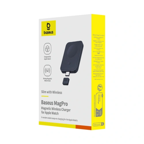 Ładowarka indukcyjna Baseus MagPro 2.5W magnetyczna do Apple Watch czarna