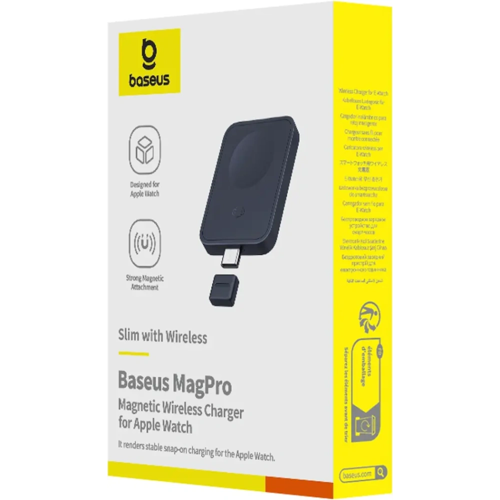 Ładowarka indukcyjna Baseus MagPro 2.5W magnetyczna do Apple Watch czarna