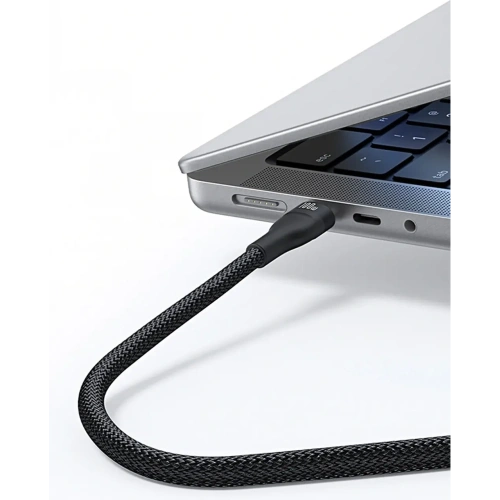 Kabel 3w1 Baseus Flash Series 3 USB-C / 2xUSB-C, Lightning 1.5m 100W czarny