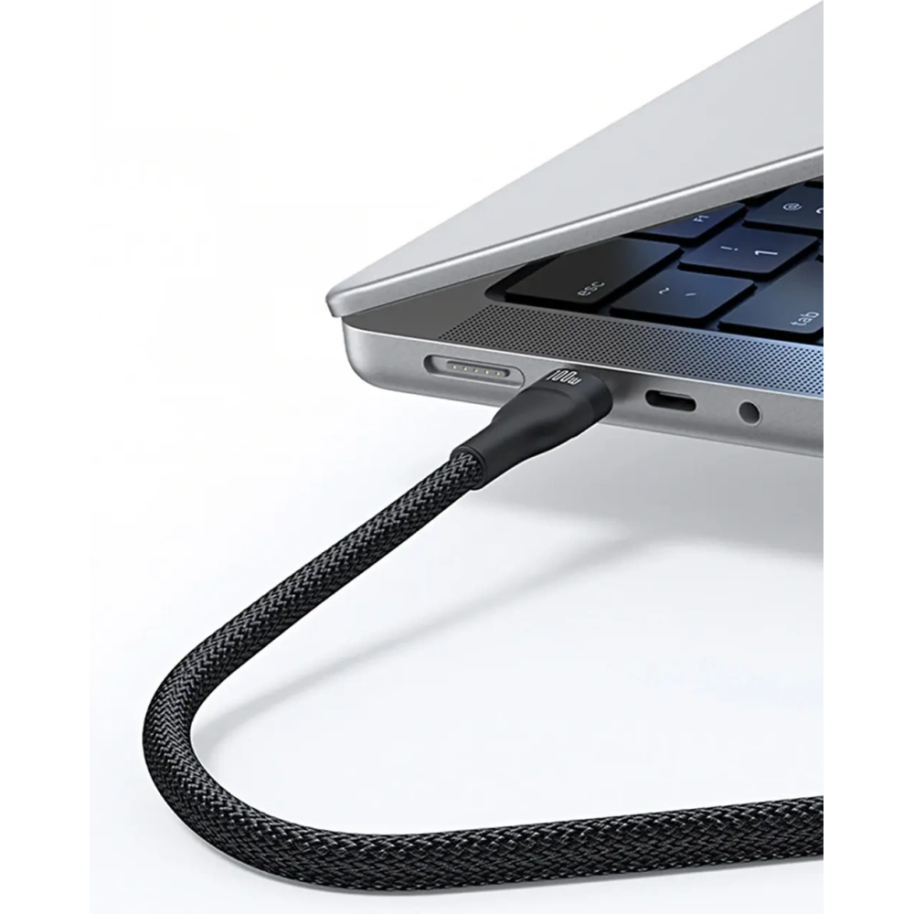 Kabel 3w1 Baseus Flash Series 3 USB-C / 2xUSB-C, Lightning 1.5m 100W czarny