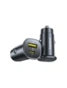 Ładowarka samochodowa Baseus GoTrip USB-A, USB-C 30W czarna