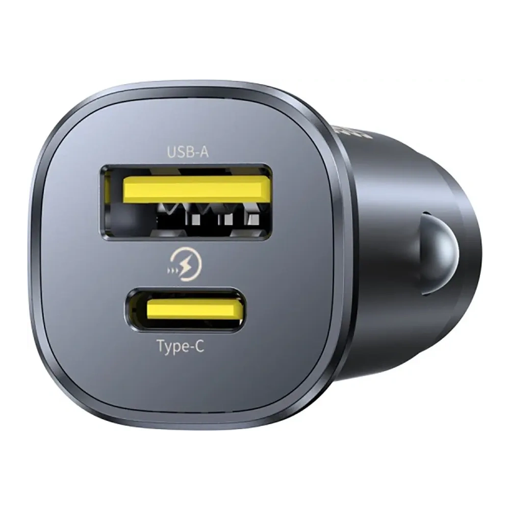 Ładowarka samochodowa Baseus GoTrip USB-A, USB-C 30W czarna