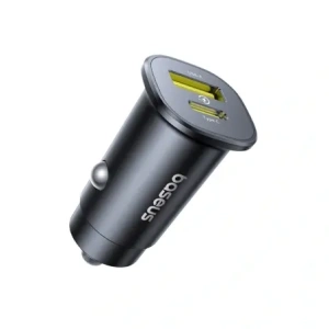 Ładowarka samochodowa Baseus GoTrip USB-A, USB-C 30W czarna