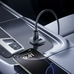 Ładowarka samochodowa Baseus GoTrip USB-A, USB-C 30W czarna