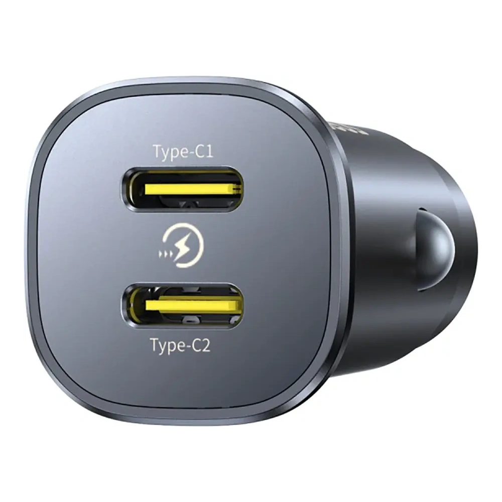 Ładowarka samochodowa Baseus GoTrip 2xUSB-C 30W czarna