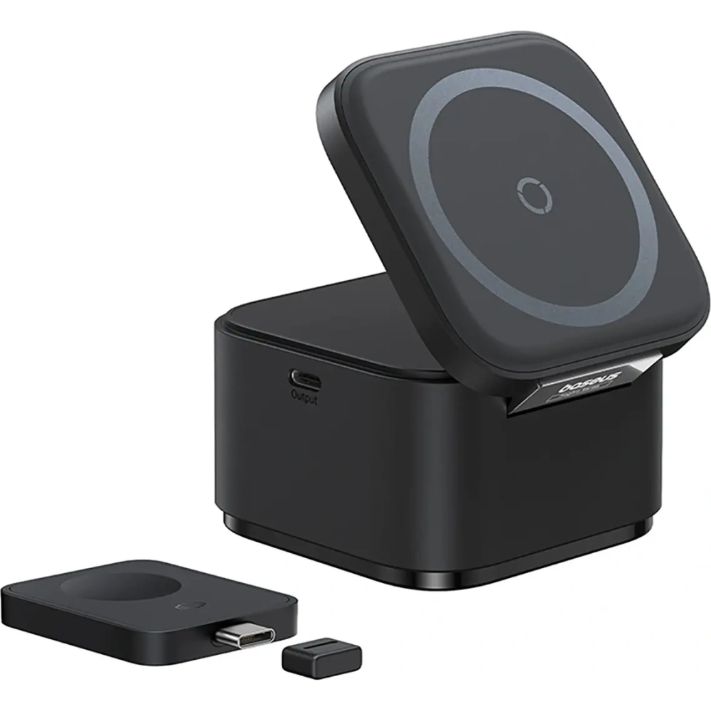 Ładowarka indukcyjna Baseus MagPro 3w1 25W MagSafe do telefonu / smartwatcha / słuchawek czarna