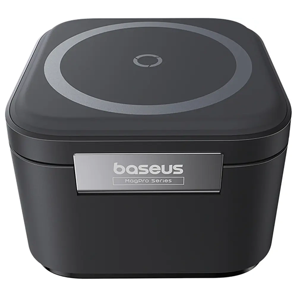 Ładowarka indukcyjna Baseus MagPro 3w1 25W MagSafe do telefonu / smartwatcha / słuchawek czarna