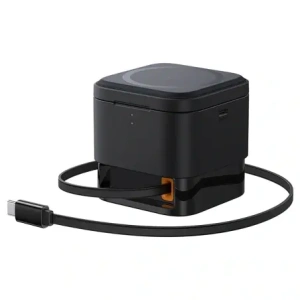 Ładowarka indukcyjna Baseus MagPro 3w1 25W MagSafe do telefonu / smartwatcha / słuchawek czarna