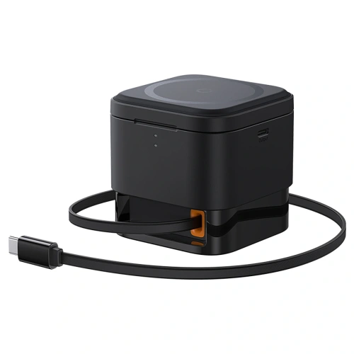Ładowarka indukcyjna Baseus MagPro 3w1 25W MagSafe do telefonu / smartwatcha / słuchawek czarna