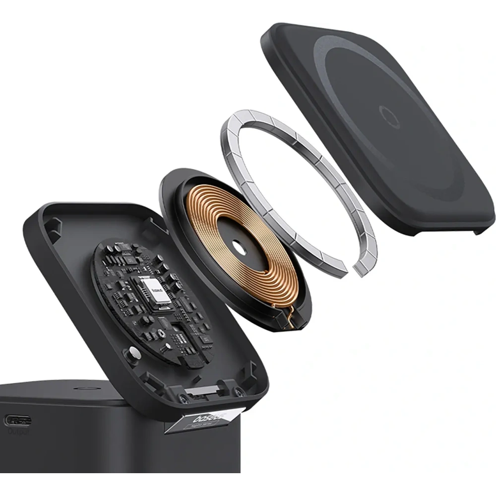 Ładowarka indukcyjna Baseus MagPro 3w1 25W MagSafe do telefonu / smartwatcha / słuchawek czarna