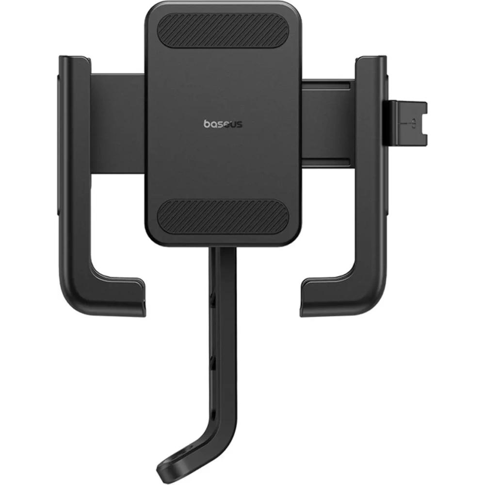 Uchwyt motocyklowy na telefon Baseus GoTrip do lusterka z amortyzacją czarny