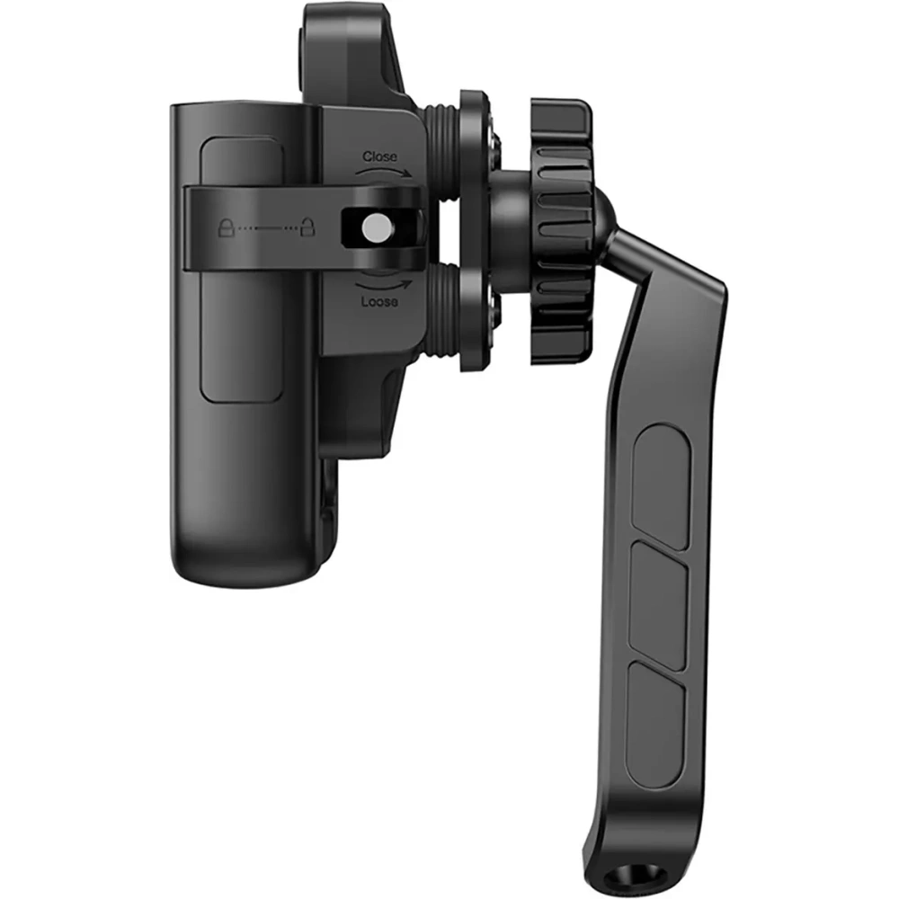 Uchwyt motocyklowy na telefon Baseus GoTrip do lusterka z amortyzacją czarny