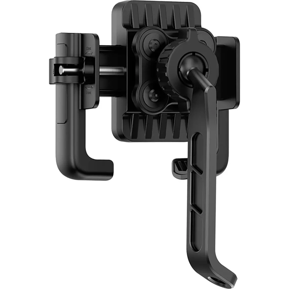 Uchwyt motocyklowy na telefon Baseus GoTrip do lusterka z amortyzacją czarny