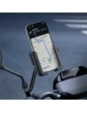 Uchwyt motocyklowy na telefon Baseus GoTrip do lusterka z amortyzacją czarny