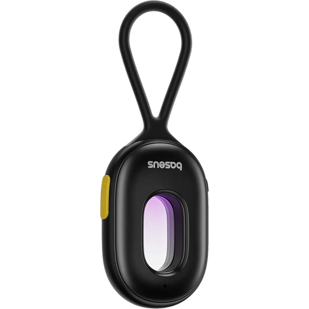 Wykrywacz ukrytych kamer Baseus Heyo Series II z alarmem i mini latarką + kabel Baseus Simple USB-A / USB-C czarny