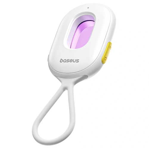 Wykrywacz ukrytych kamer Baseus Heyo Series II z alarmem i mini latarką + kabel Baseus Simple USB-A / USB-C biały