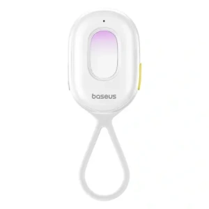 Wykrywacz ukrytych kamer Baseus Heyo Series II z alarmem i mini latarką + kabel Baseus Simple USB-A / USB-C biały