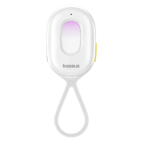 Wykrywacz ukrytych kamer Baseus Heyo Series II z alarmem i mini latarką + kabel Baseus Simple USB-A / USB-C biały