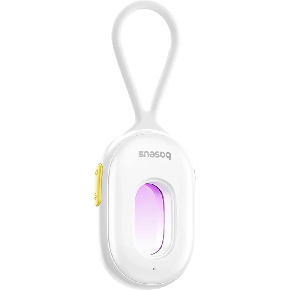 Wykrywacz ukrytych kamer Baseus Heyo Series II z alarmem i mini latarką + kabel Baseus Simple USB-A / USB-C biały