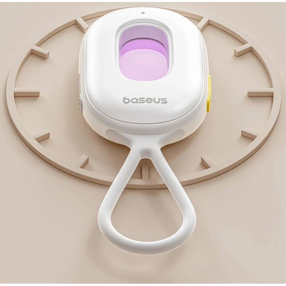 Wykrywacz ukrytych kamer Baseus Heyo Series II z alarmem i mini latarką + kabel Baseus Simple USB-A / USB-C biały