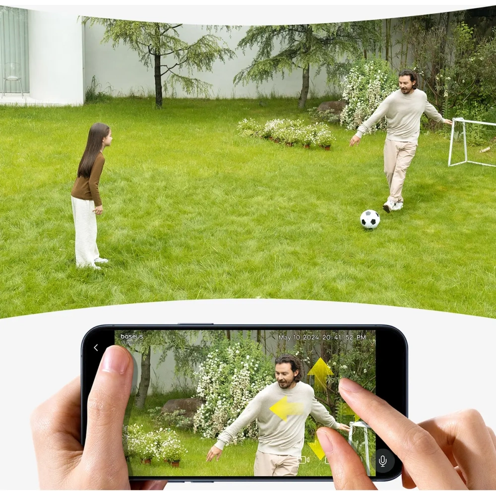 Zewnętrzna kamera Baseus Security S1 2K biała