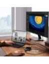 HUB Baseus PioneerJoy USB-C / HDMI 4K@60Hz, HDMI 4K@30Hz, DisplayPort 8K@30Hz, VGA, 2xUSB-A 3.0, 2xUSB-C szary