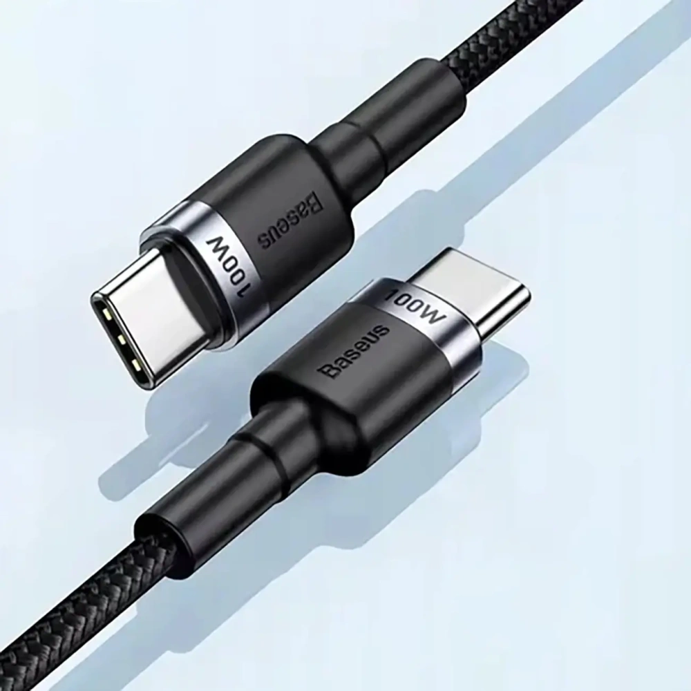 Kabel Baseus Cafule USB-C / USB-C 100W PD 2.0 2m szaro-czarny