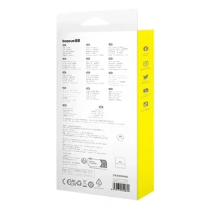 Kabel Baseus Explorer 100W USB-C - USB-C z inteligentnym czujnikiem temperatury 1m niebieski