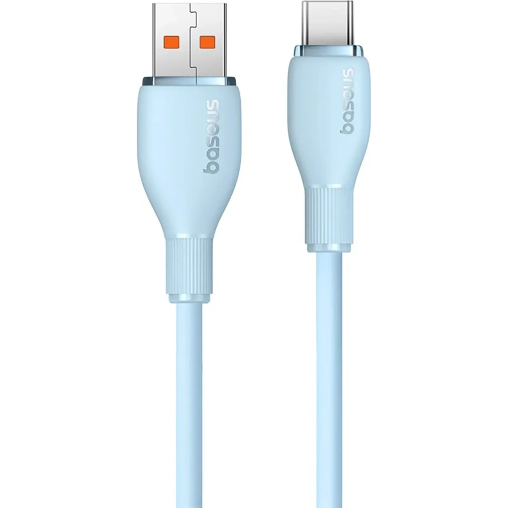 Kabel Baseus Pudding USB-A / USB-C 100W 2m niebieski