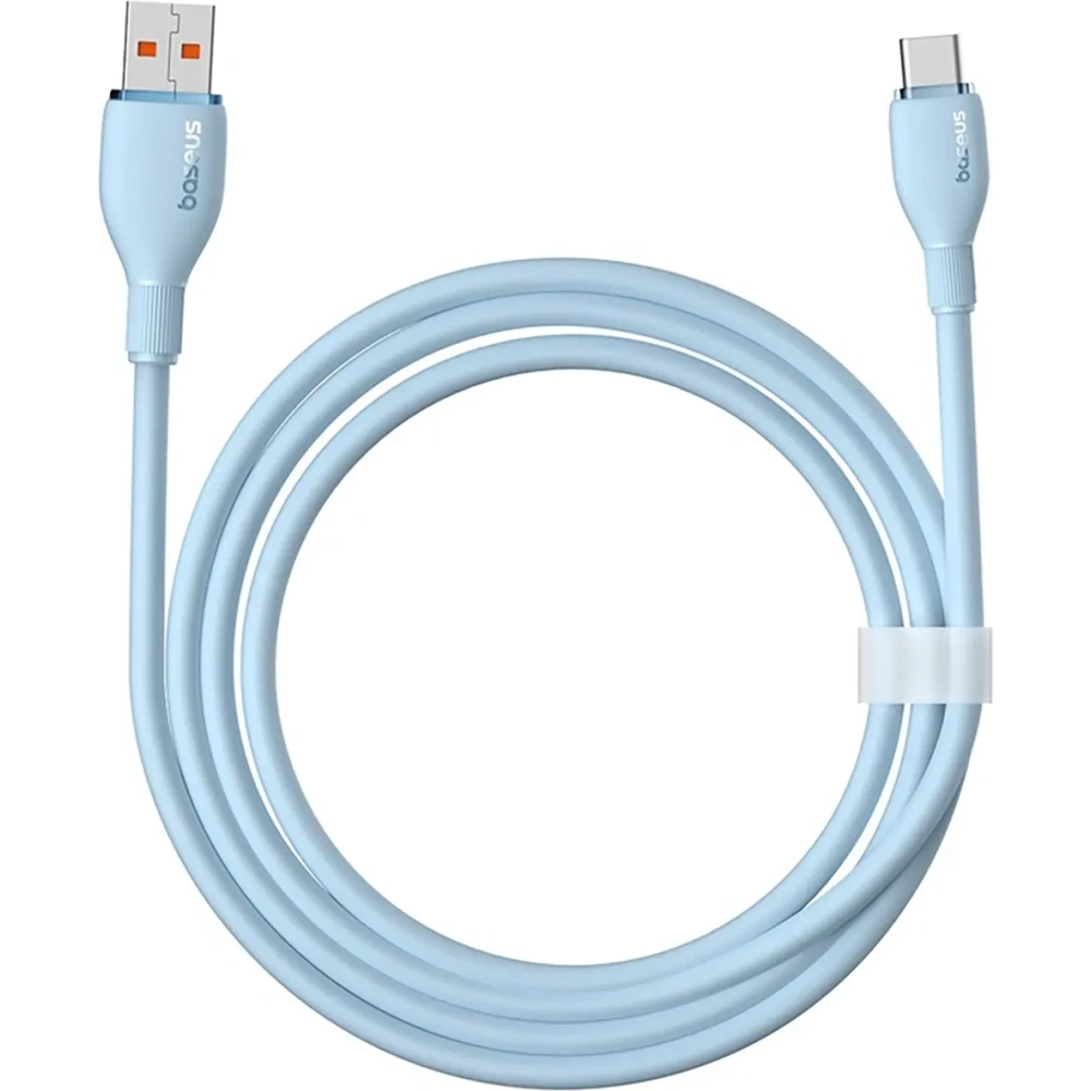 Kabel Baseus Pudding USB-A / USB-C 100W 2m niebieski