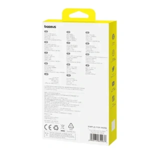 Kabel Baseus Pudding USB-A / USB-C 100W 2m niebieski