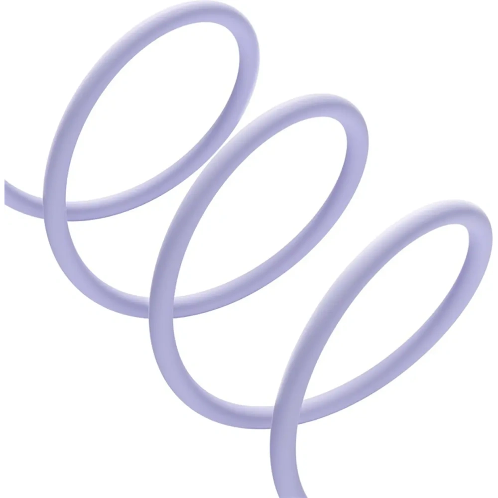 Kabel Baseus Pudding USB-A / USB-C 100W 2m fioletowy