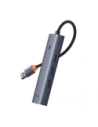 HUB Baseus UltraJoy USB-A / 3xUSB-A 3.0, RJ45 szary