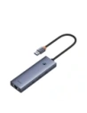 HUB Baseus UltraJoy USB-A / 3xUSB-A 3.0, RJ45 szary