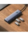 HUB Baseus UltraJoy USB-A / 3xUSB-A 3.0, RJ45 szary