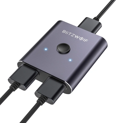 Buy BlitzWolf BW-HDC2 Switch Box 2 x 1 4K HDMI (gray) - BLZ261BLK - {ean13} - Home Screen Store Europe