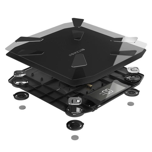 Buy BlitzWolf BW-SC3 smart scale WiFi with 13 body measurement functions (black) - BLZ263BLK - {ean13} - Home Screen Store Europe