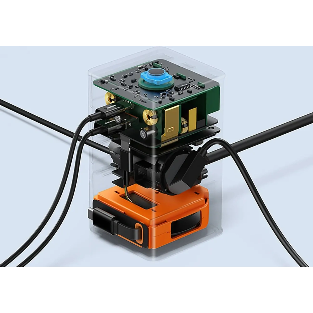 Stacja ładująca Baseus PowerCombo 65W 1.5m 2xAC, USB-A, USB-C + kabel USB-C czarna